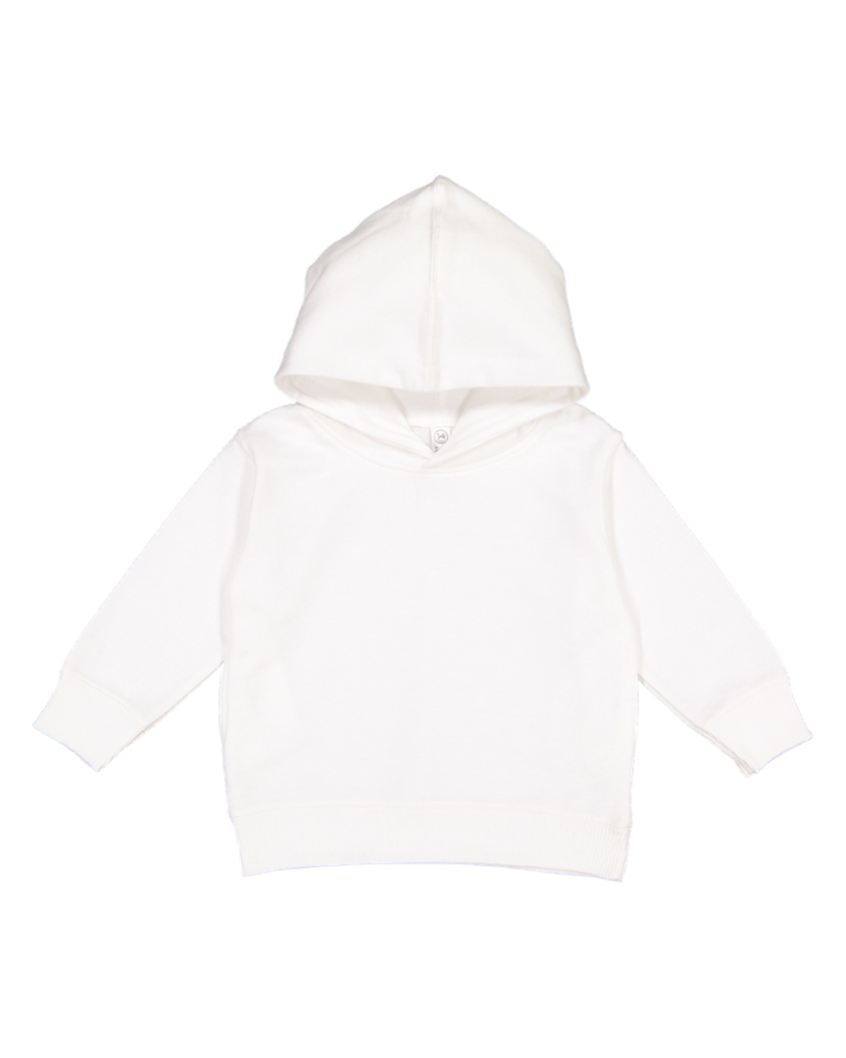 Rabbit Skins 3326 Toddler Pullover Fleece Hoodie in White size 4 | Ringspun Cotton LA3326