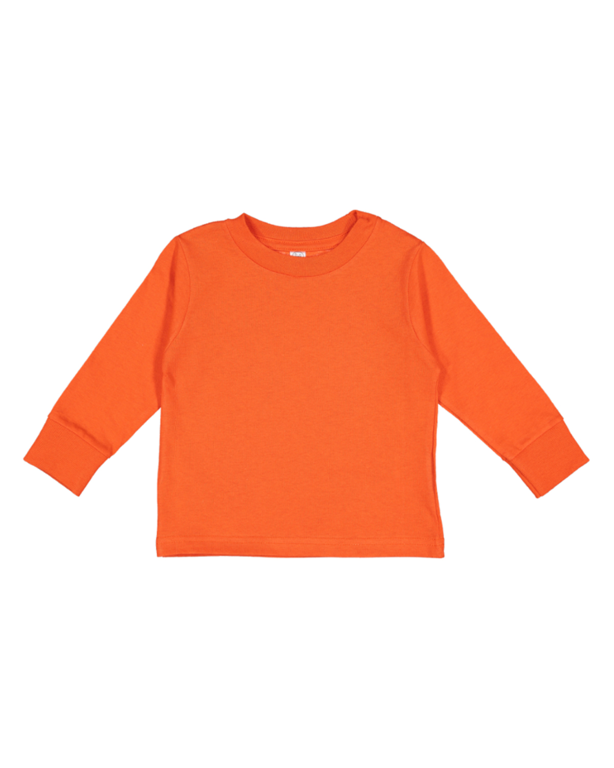 Rabbit Skins 3311 Toddler Long Sleeve Top in Orange size 5/6 | Cotton LA3311