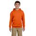 Jerzees 996Y Youth NuBlend Pullover Hooded Sweatshirt in Safety Orange size Medium 996YR