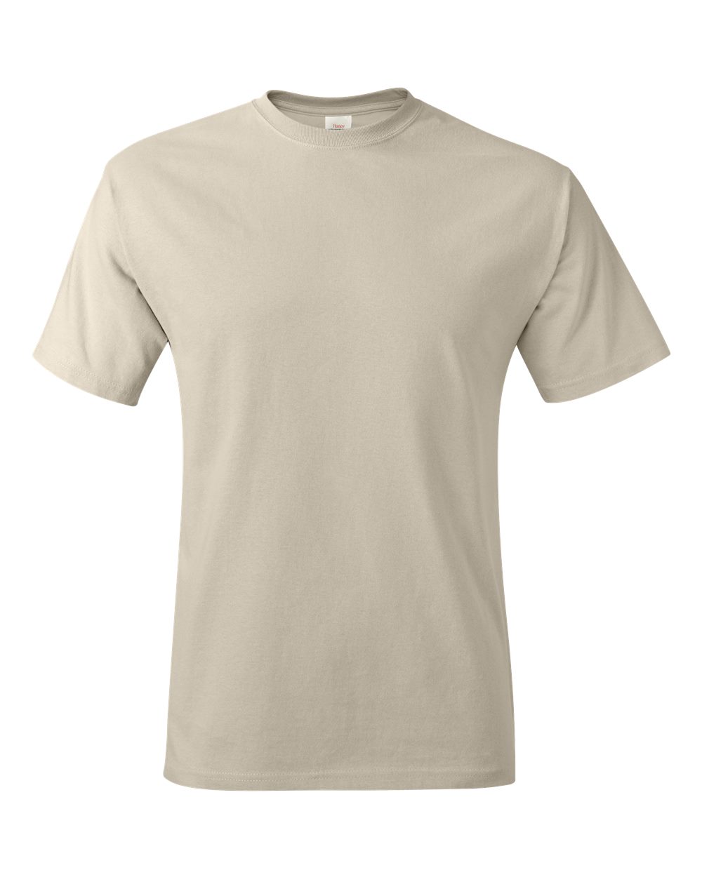 Hanes 5250T Men's Authentic-T T-Shirt in Natural size Large | Cotton 5250