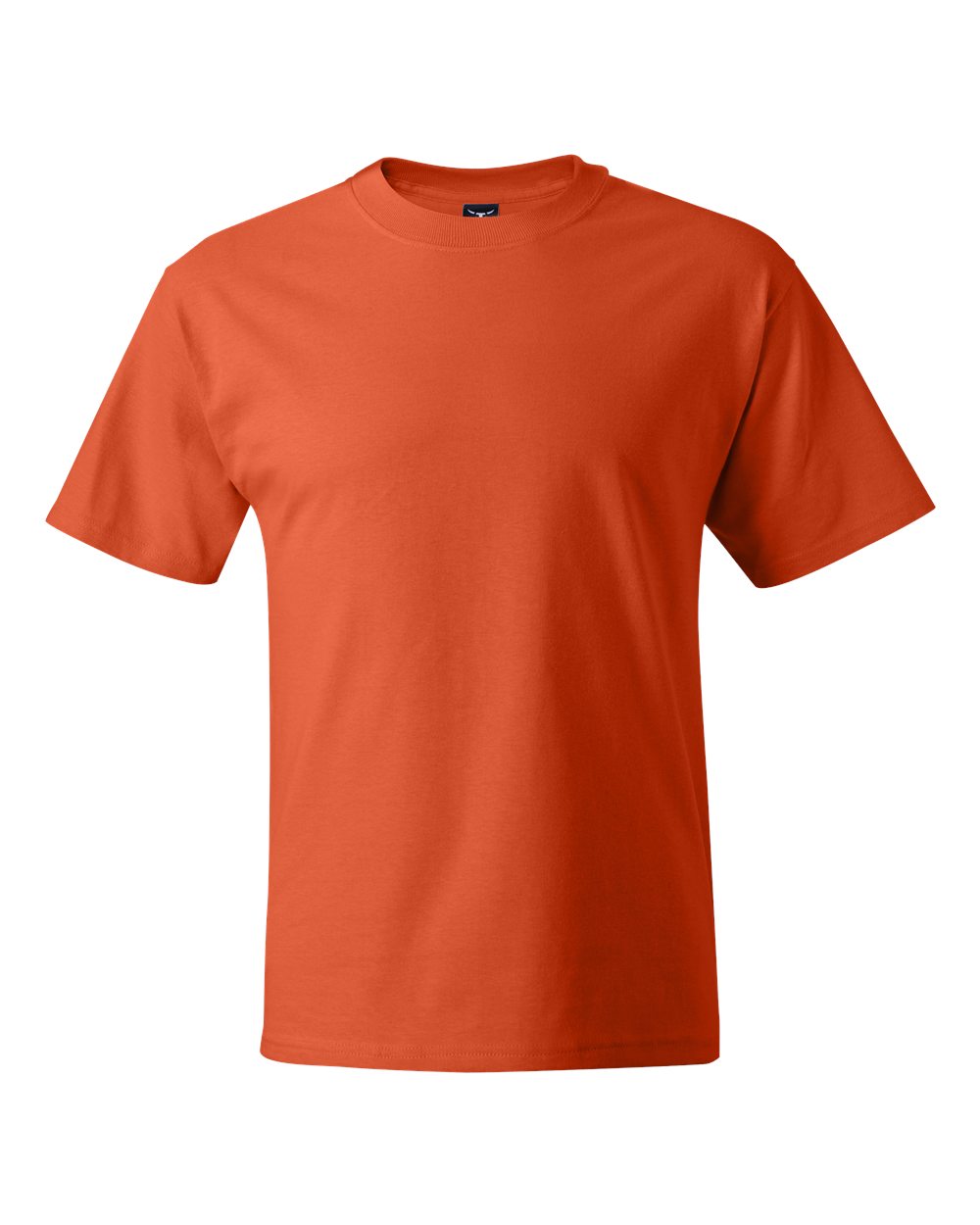 Hanes 5180 Beefy-T-Shirt - Cotton T-Shirt in Orange size XL | Ringspun