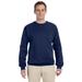 Jerzees 562 Adult NuBlend Fleece Crew T-Shirt in Navy Blue size XL | Cotton Polyester 562MR, 562M