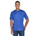 Team 365 TT11H Men's Sonic Heather Performance T-Shirt in Sport Royal Blue size XS | Polyester