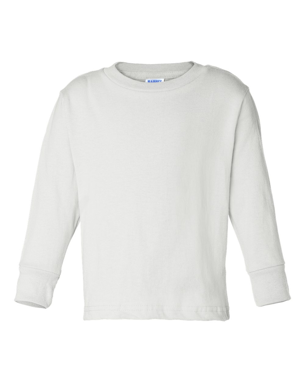 Rabbit Skins 3311 Toddler Long Sleeve Top in White size 3T | Cotton LA3311