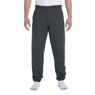 Jerzees 4850P SUPER SWEATS NuBlend - Sweatpant with Pockets in Black Heather size XL 4850MP, 4850MR
