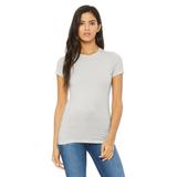 Bella + Canvas 6004 Women's The Favorite T-Shirt in Silver size Small | Ringspun Cotton B6004, BC6004