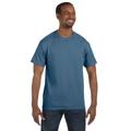 Hanes 5250T Men's Authentic-T T-Shirt in Denim Blue size 4XL | Cotton 5250