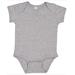 Rabbit Skins 4424 Infant Fine Jersey Bodysuit in Heather size 6MOS | Cotton LA4424, RS4424