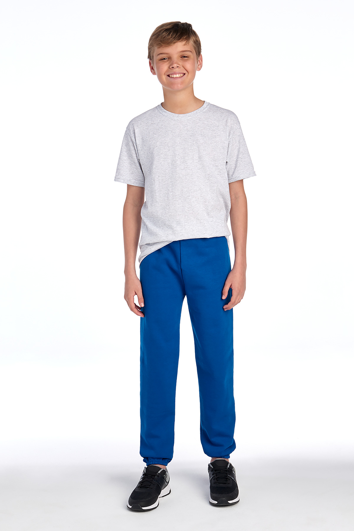 Jerzees 973B Youth NuBlend Sweatpant in Royal Blue size Medium | Cotton Polyester 973BR