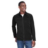 Devon & Jones DG420 Men's Stretch Tech-Shell Compass Full-Zip Jacket in Black size Small | Polyester