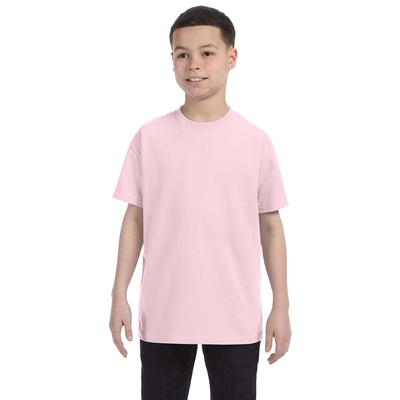 Jerzees 29B Youth Dri-Power Top in Classic Pink size Medium | Cotton Polyester 29BR