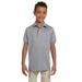 Jerzees 437Y Youth 5.6 oz. SpotShield Jersey Polo Shirt in Oxford size Large 437YR