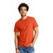 Hanes 5180 Beefy-T-Shirt - Cotton T-Shirt in Orange size Medium