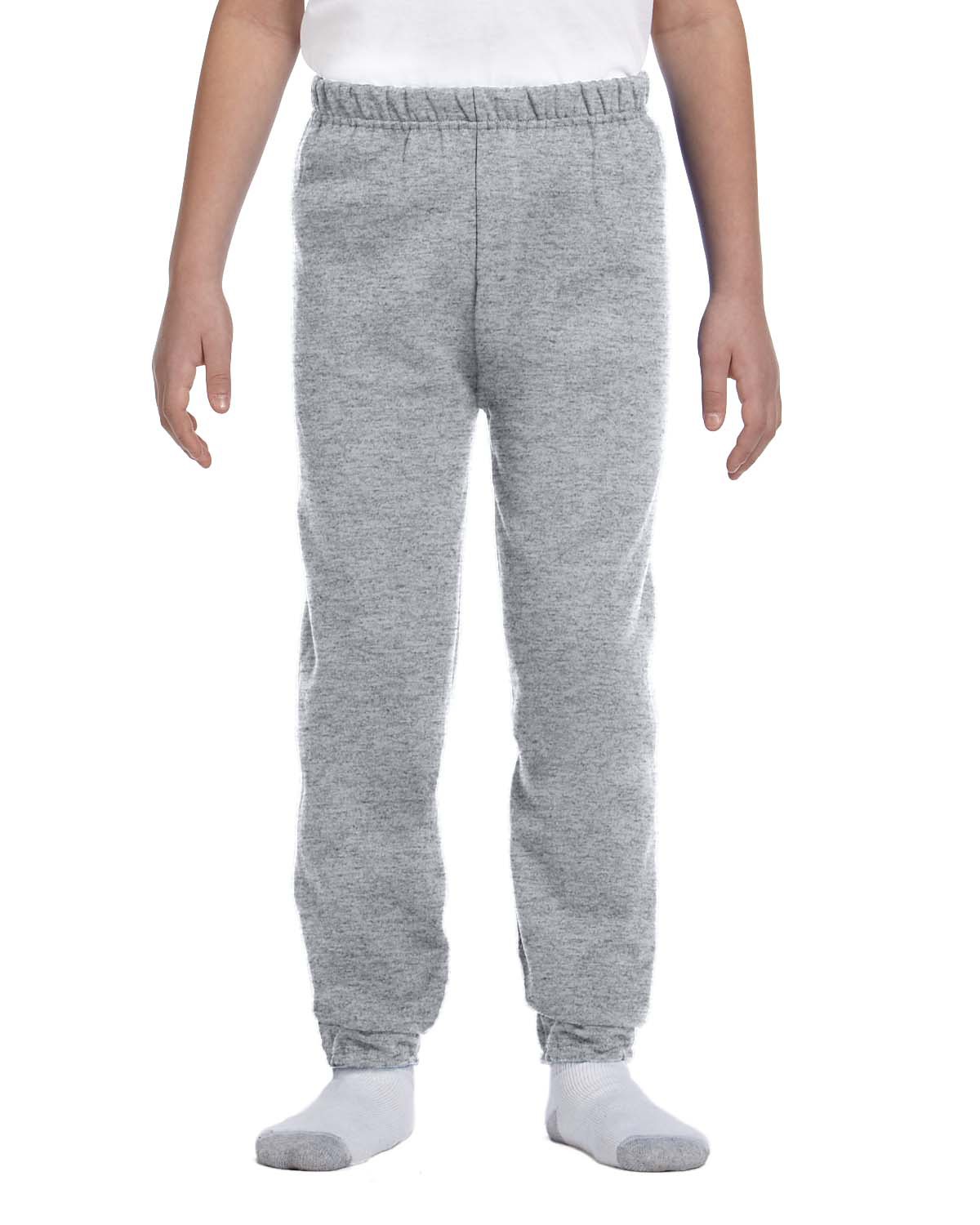 Jerzees 973B Youth NuBlend Sweatpant in Oxford size Small | Cotton Polyester 973BR