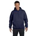 Hanes F170 Adult 9.7 oz. Ultimate Cotton 90/10 Pullover Hooded Sweatshirt in Navy Blue size Medium