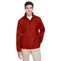 CORE365 88185 Men's Climate Seam-Sealed Lightweight Variegated Ripstop Jacket in Classic Red size Medium