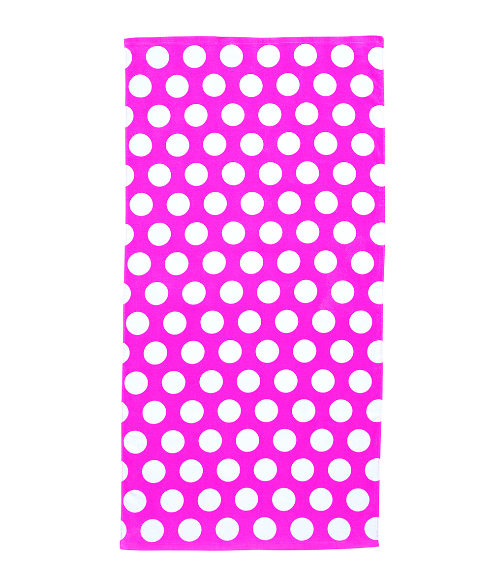 Carmel Towel Company C3060 Velour Beach in Hot Pink size ONE | Cotton C3060X, C3060P, LBC3060, C3060S, C3060C, C3060A