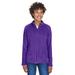 Team 365 TT90W Women's Campus Microfleece Jacket in Sport Purple size Large | Polyester
