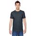 Fruit of the Loom SF45R Adult 4.7 oz. Sofspun Jersey Crew T-Shirt in Heather Black size Large | Cotton