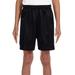 A4 NB5301 Athletic Youth Six Inch Inseam Mesh Short in Black size Large | Polyester A4NB5301