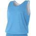 A4 NF1270 Athletic Men's Reversible Mesh Tank Top in Light Blue/White size 3XL | Polyester A4NF1270