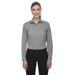 North End 78802 Women's MÃ©lange Performance Shirt in Light Heather size Large