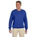 Hanes F260 Ultimate Cotton - Crewneck Sweatshirt in Deep Royal Blue size Large