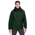 North End 88006 Adult 3-in-1 Two-Tone Parka Jacket in Alpine Green size 4XL