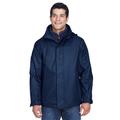 North End 88130 Adult 3-in-1 Jacket in Midnight Navy Blue size 5XL