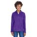 Team 365 TT90W Women's Campus Microfleece Jacket in Sport Purple size Medium | Polyester