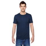 Fruit of the Loom SF45R Adult 4.7 oz. Sofspun Jersey Crew T-Shirt in J Navy Blue size XL | Cotton