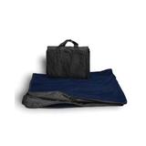 Alpine Fleece LB8701 Fleece/Nylon Picnic Blanket in Navy Blue | Polyester 8701