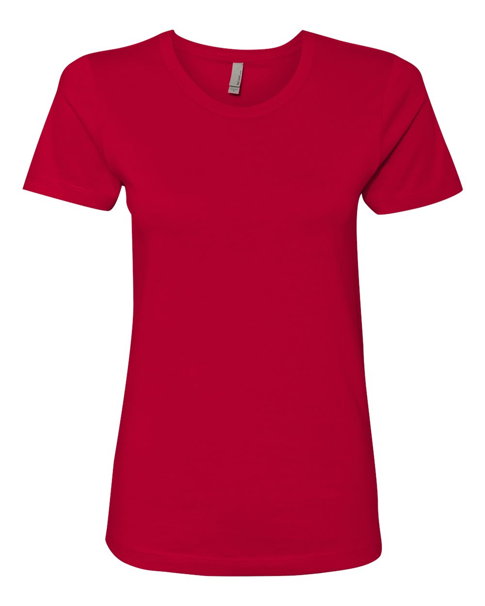 Next Level N3900 Women's Women’s Cotton T-Shirt in Red size 3XL | combed ringspun cotton fine jersey 3900, NL3900