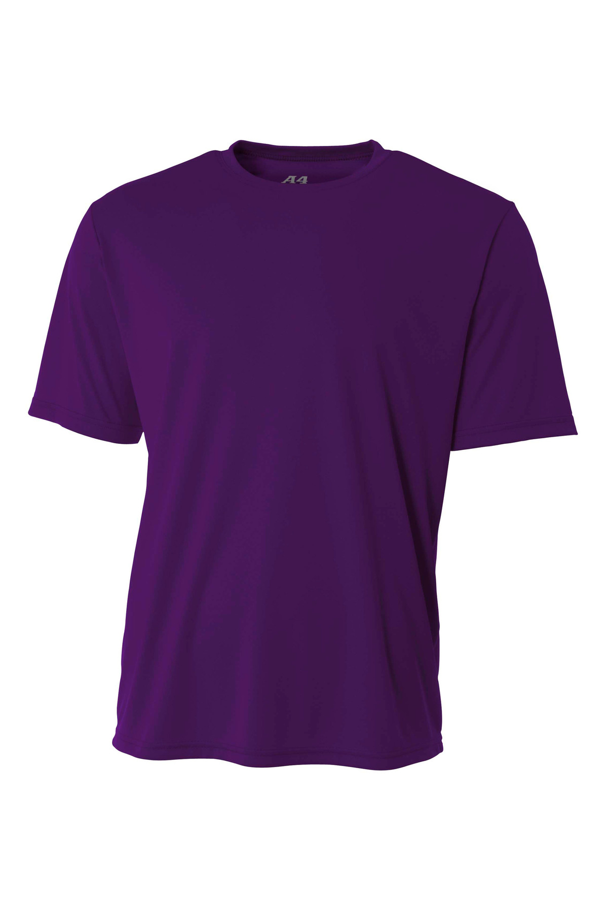 A4 NB3142 Youth Cooling Performance Crew T-Shirt in Purple size XS | Polyester A4NB3142