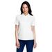 CORE365 78181 Women's Origin Performance PiquÃ© Polo Shirt in White size 2XL | Polyester