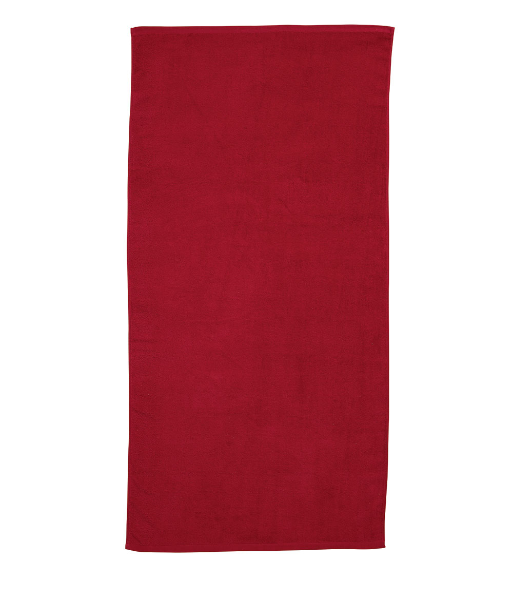 Carmel Towel Company C3060 Velour Beach in Red size ONE | Cotton C3060X, C3060P, LBC3060, C3060S, C3060C, C3060A