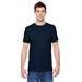 Fruit of the Loom SF45R Adult 4.7 oz. Sofspun Jersey Crew T-Shirt in Indigo Heather size 3XL | Cotton