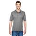 Hanes 4800 Men's 4 oz. Cool Dri with Fresh IQ Polo Shirt in Graphite Grey size Medium | Polyester