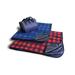 Liberty Bags 8702 Fleece/Nylon Plaid Picnic Blanket in Blackwatch | Polyester Blend LB8702