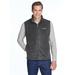 Columbia 6747 Men's Steens Mountain Vest in Charcoal Heather size Large | Polyester 163926