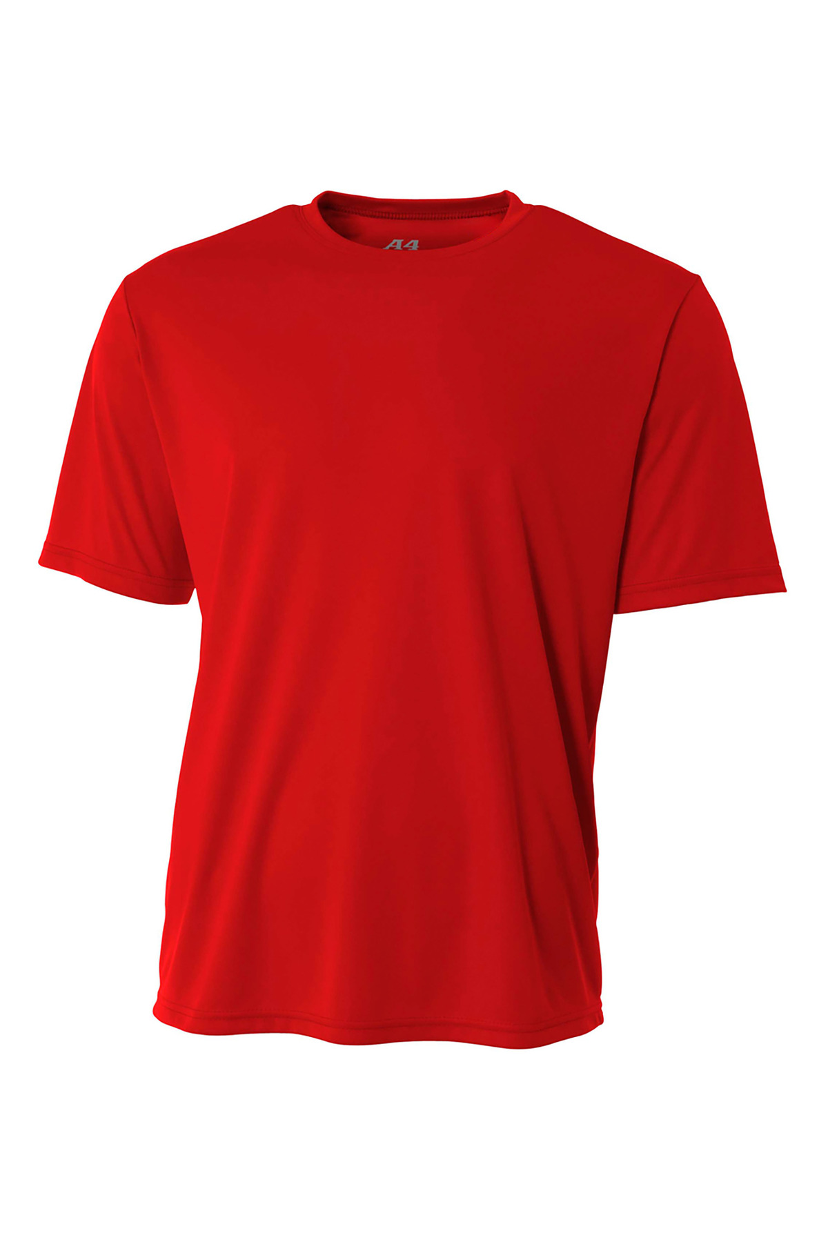 A4 NB3142 Youth Cooling Performance Crew T-Shirt in Scarlet size Medium | Polyester A4NB3142