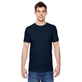 Fruit of the Loom SF45R Adult 4.7 oz. Sofspun Jersey Crew T-Shirt in Indigo Heather size Small | Cotton