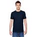 Fruit of the Loom SF45R Adult 4.7 oz. Sofspun Jersey Crew T-Shirt in Indigo Heather size Small | Cotton