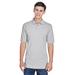 Harriton M265T Men's Tall 5.6 oz. Easy Blend Polo Shirt in Grey Heather size XL/Tall | Cotton/Polyester