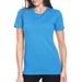 Next Level 6610 Women's CVC T-Shirt in Turquoise size XL | Cotton/Polyester Blend NL6610