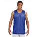 A4 NF1270 Athletic Men's Reversible Mesh Tank Top in Royal/White size 2XL | Polyester A4NF1270