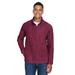 Team 365 TT90 Men's Campus Microfleece Jacket in Sport Maroon size XS | Polyester