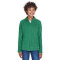 Team 365 TT90W Women's Campus Microfleece Jacket in Sport Kelly size Medium | Polyester