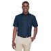 Harriton M580 Men's Key West Short-Sleeve Performance Staff Shirt in Navy Blue size Medium | Polyester