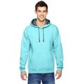 Fruit of the Loom SF76R Adult 7.2 oz. SofSpun Hooded Sweatshirt in Scuba Blue size Large | Cotton/Polyester Blend